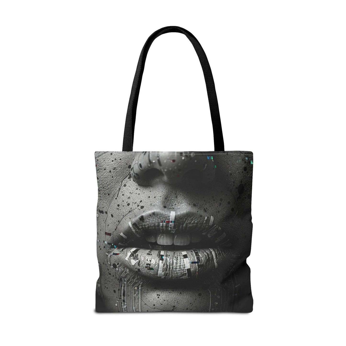 Stylish Graphic Tote Bag - Chic Everyday Carryall, Trendy Laptop Bag, Fashion Statement, Art-Inspired Gift, Eco-Friendly