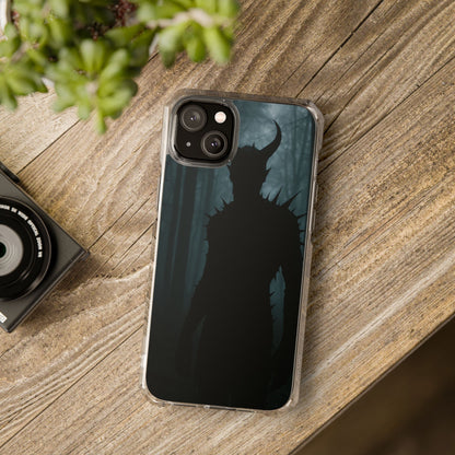 Magnetic Phone Cases, Dark Fantasy Case, Spooky Halloween Accessory, Gift for Gamers, Customizable Clear Impact Cover