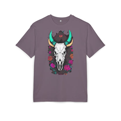 Bohemian Skull Graphic Tee, Unisex Heavy Oversize Tee, Cool Graphic T-Shirt, Festival Fashion, Casual Wear, Unique Gift Idea