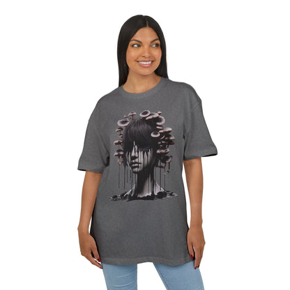 Mystical Mushroom Graphic Unisex Heavy Oversize Tee