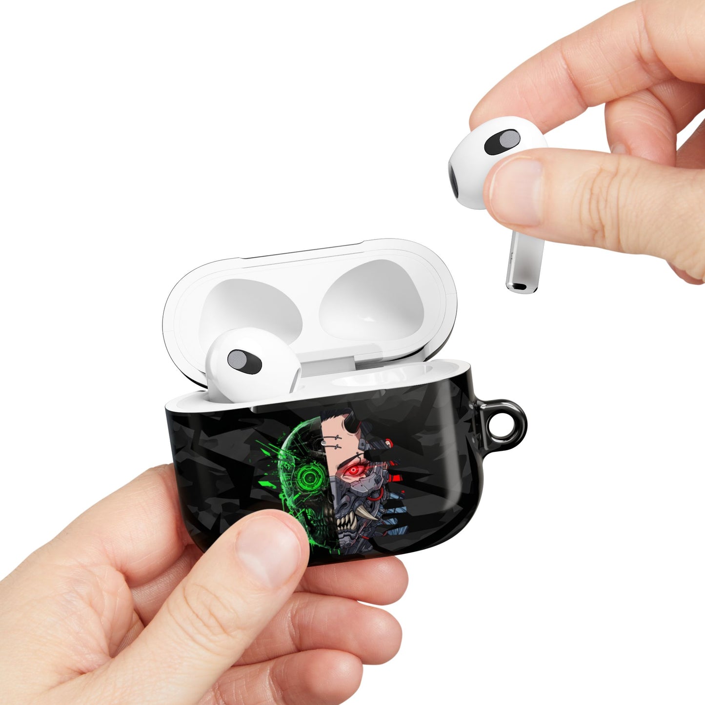 Edgy AirPod Case for Stylish Protection, Gift for Tech Lovers, Accessories for Gamers, Modern Decor, Trendy Tech Gifts