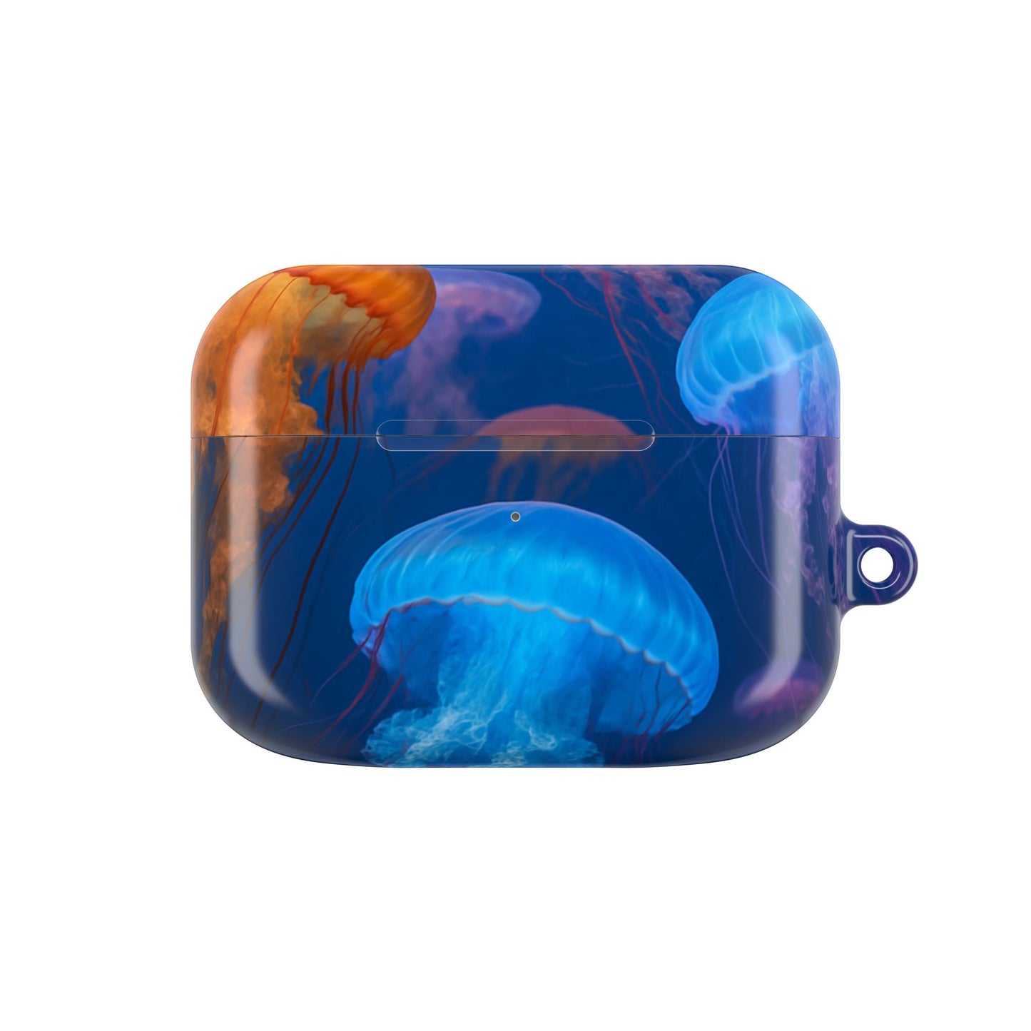 Vibrant Jellyfish AirPod Case, Ocean-Themed Accessory, Colorful AirPod Cover, Unique Gift for Ocean Lovers, Underwater Aesthetic