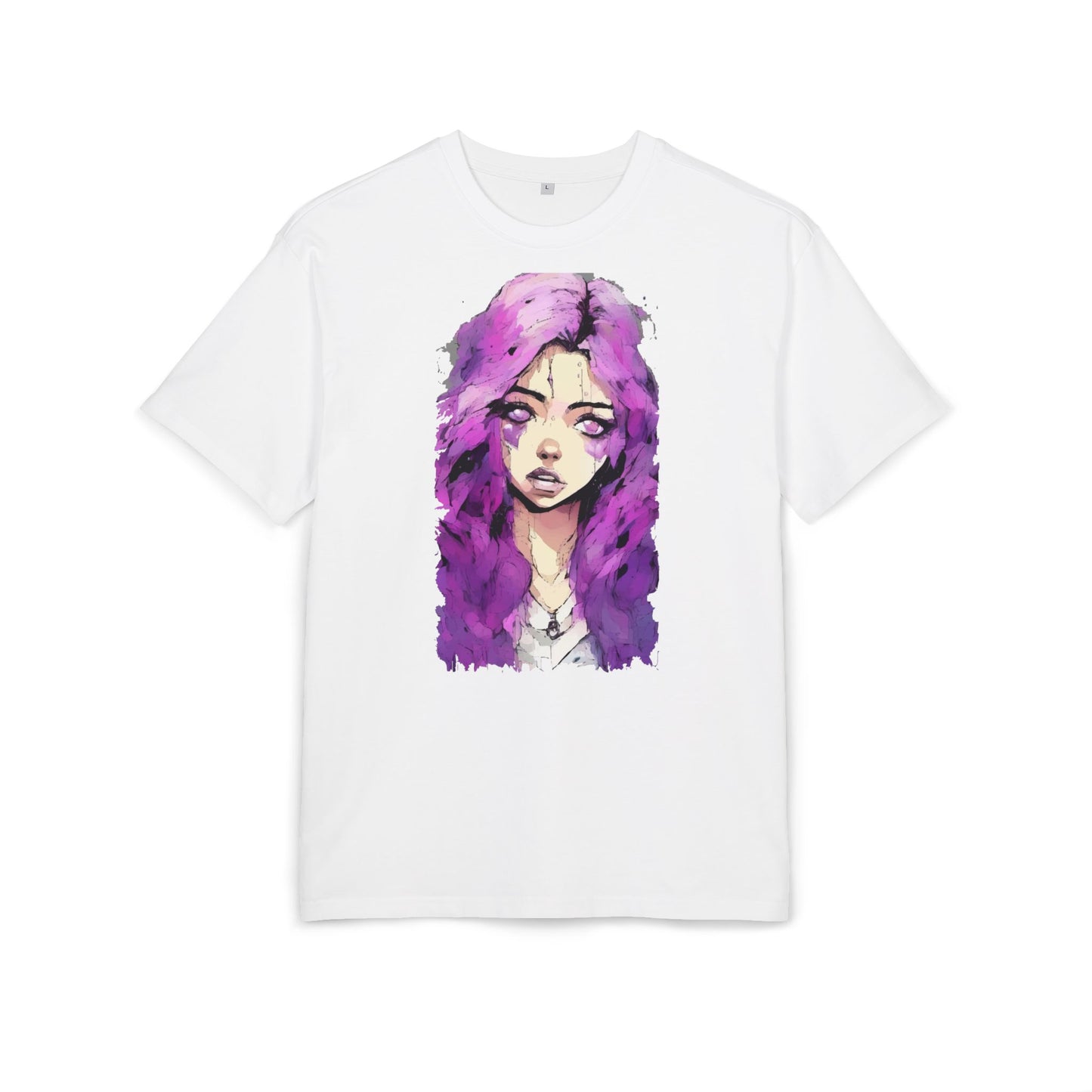 Artistic Oversize Tee - Stylish Women’s Graphic Tee, Casual Streetwear Top, Gift for Her, Unique Art Apparel, Trendy Everyday Wear