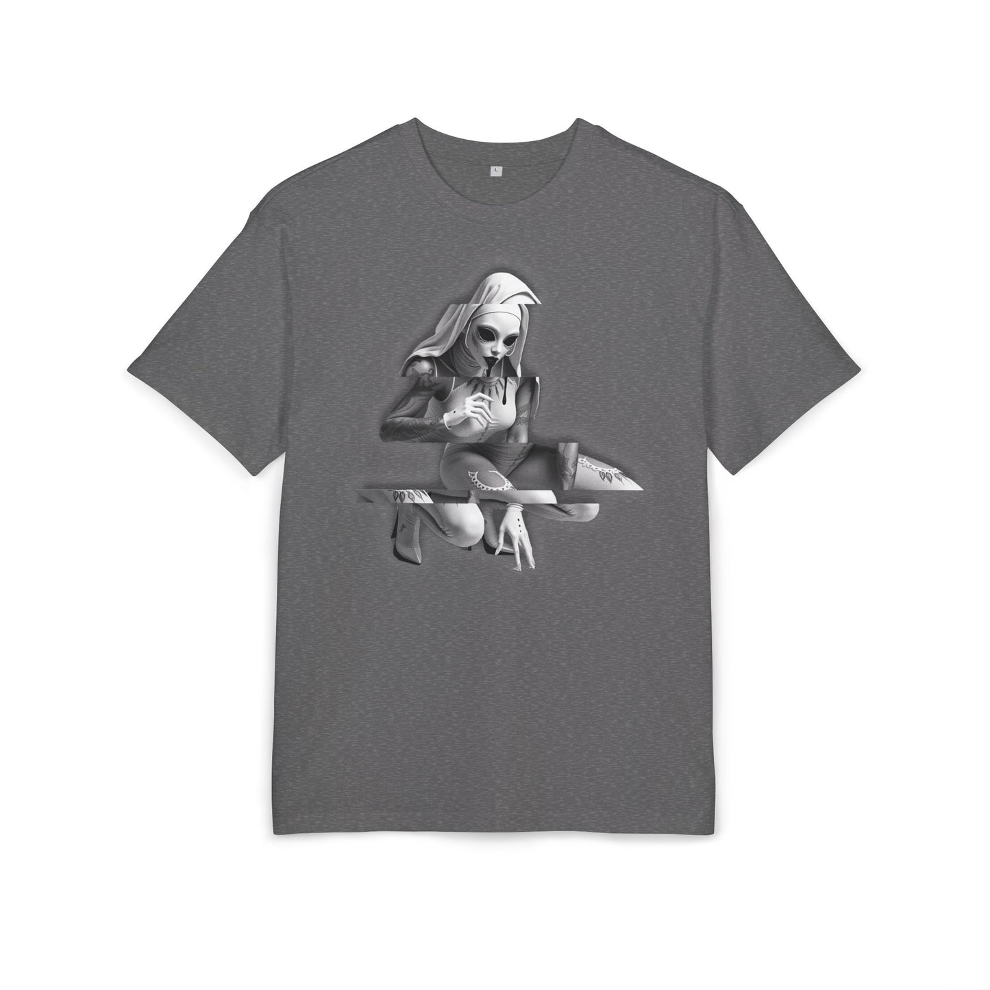 Unisex Heavy Oversize Tee with Horror Design