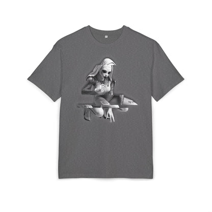 Unisex Heavy Oversize Tee with Horror Design