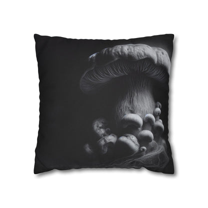 Monochrome Jellyfish Pillowcase - Dark Aesthetic Cushion Cover, Home Decor, Nautical Gift, Coastal Vibes, Unique Bedroom Accent