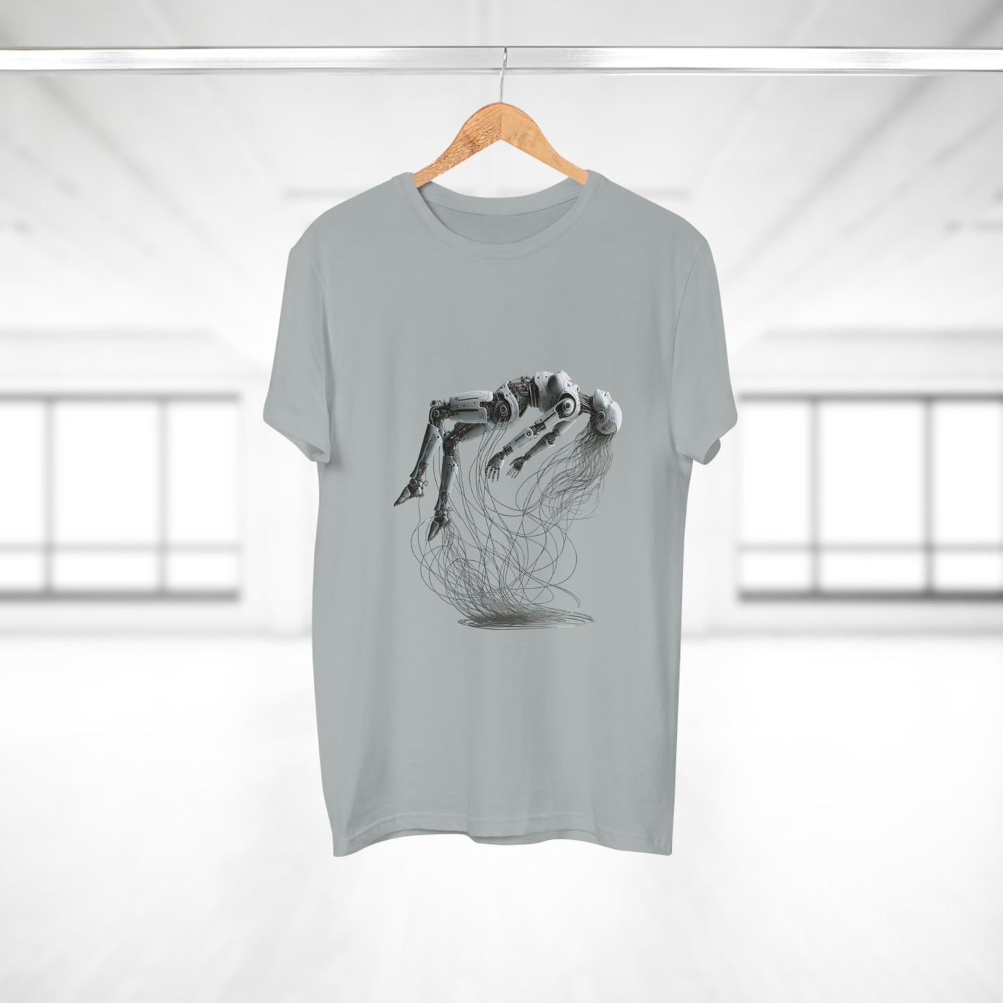 Futuristic Graphic Tee, Cool Unisex T-Shirt for Tech Enthusiasts, Gift for Birthdays, Casual Wear, Unique Art Shirt