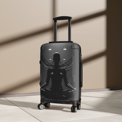 Travel Suitcase with Futuristic Design - Cyberpunk Collection