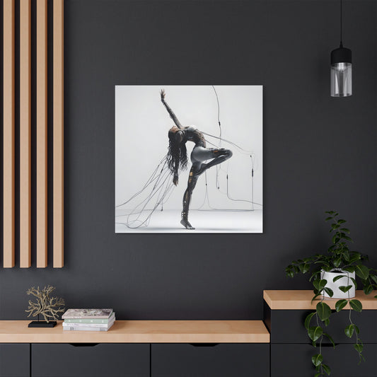 Satin Canvas Wall Art, Modern Abstract Decor, Contemporary Home Accent, Unique Gift for Art Lovers, Minimalist Artwork