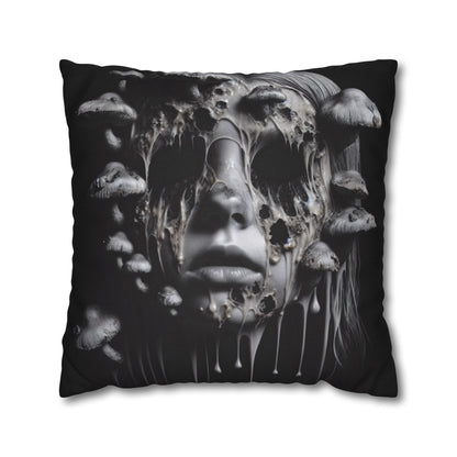 Dark Art Decorative Pillowcase, Gothic Home Decor, Statement Cushion Cover, Unique Gift for Art Lovers, Halloween Decor