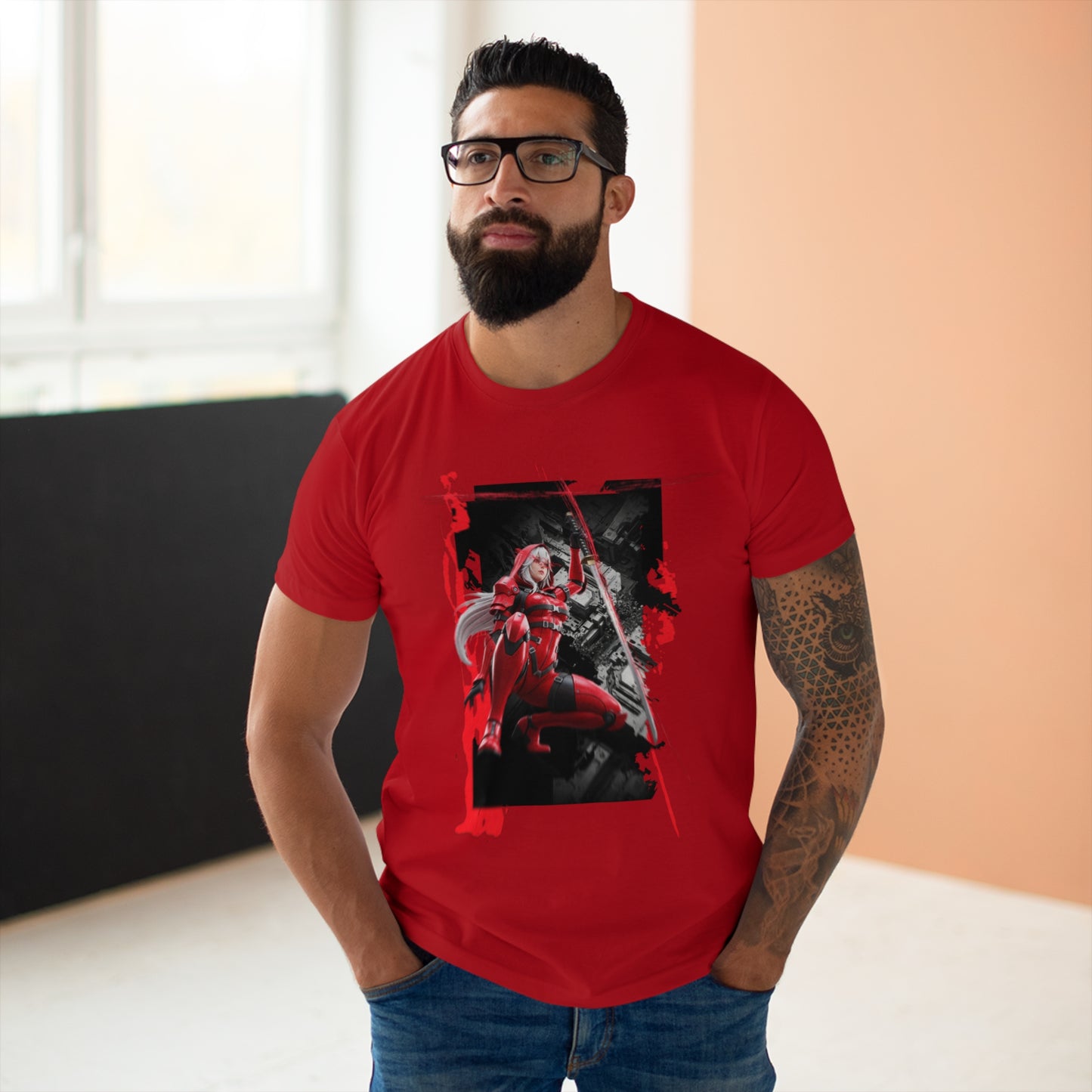 Unisex Graphic T-Shirt with Action Hero Design, Anime Tees, Casual Wear, Gifts for Gamers, Comic Fans, Birthdays