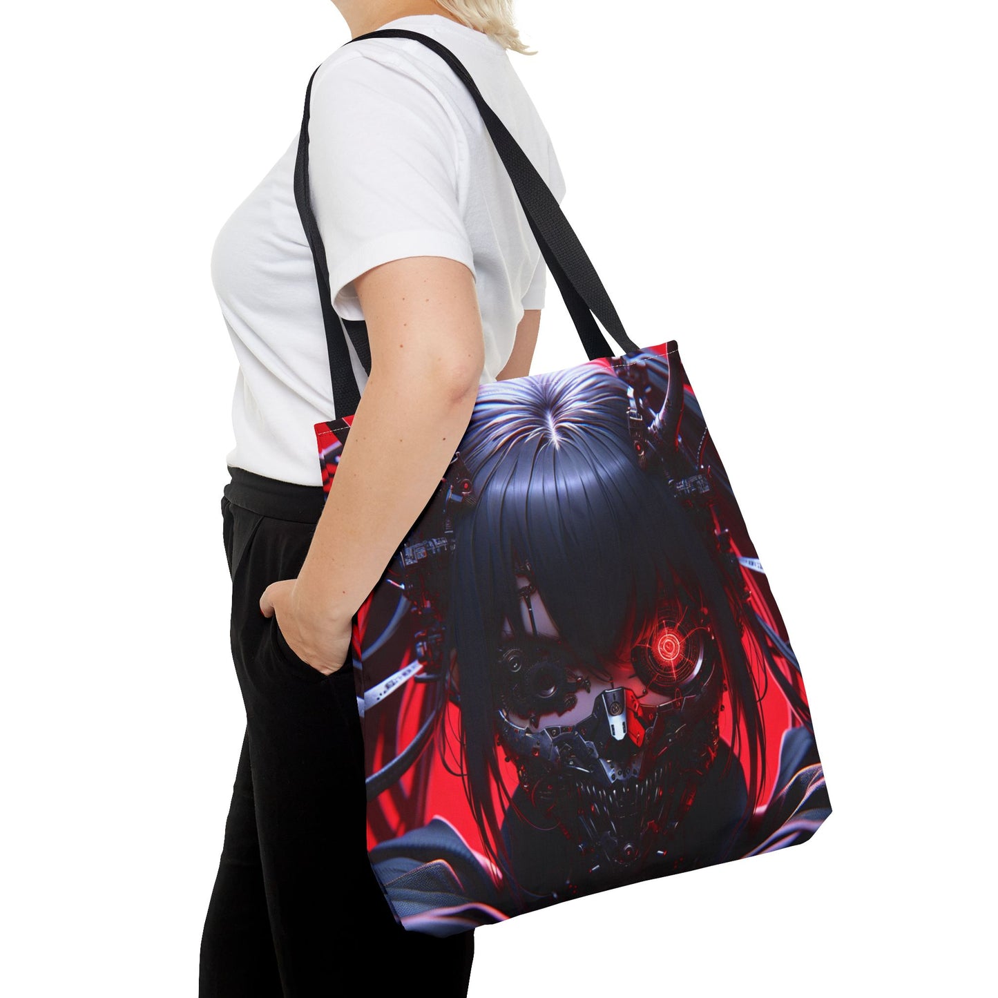 Dark Fantasy Tote Bag - Eye-Catching AOP Design for Cosplay, Gifts, Travel, Everyday Use, and Shopping