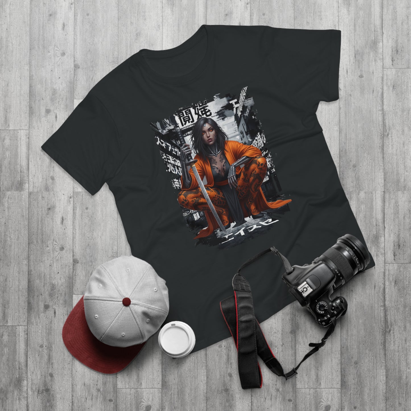 Urban Samurai Unisex T-shirt, Graphic Tee for Anime Fans, Streetwear Fashion, Unique Gift for Birthdays, Casual Wear