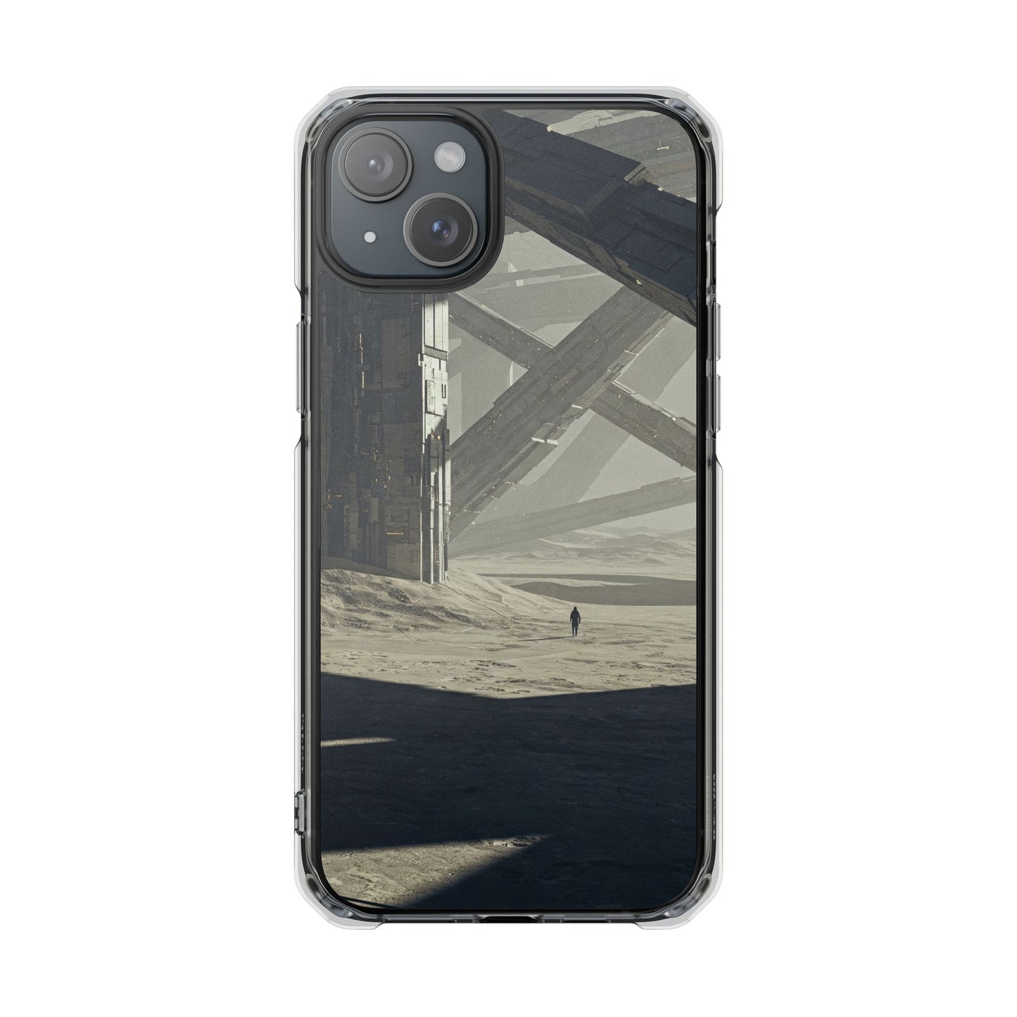 Magnetic Clear Impact Cases - Aesthetic Phone Protection, Unique Gift for Tech Lovers, Sleek Design for Minimalists