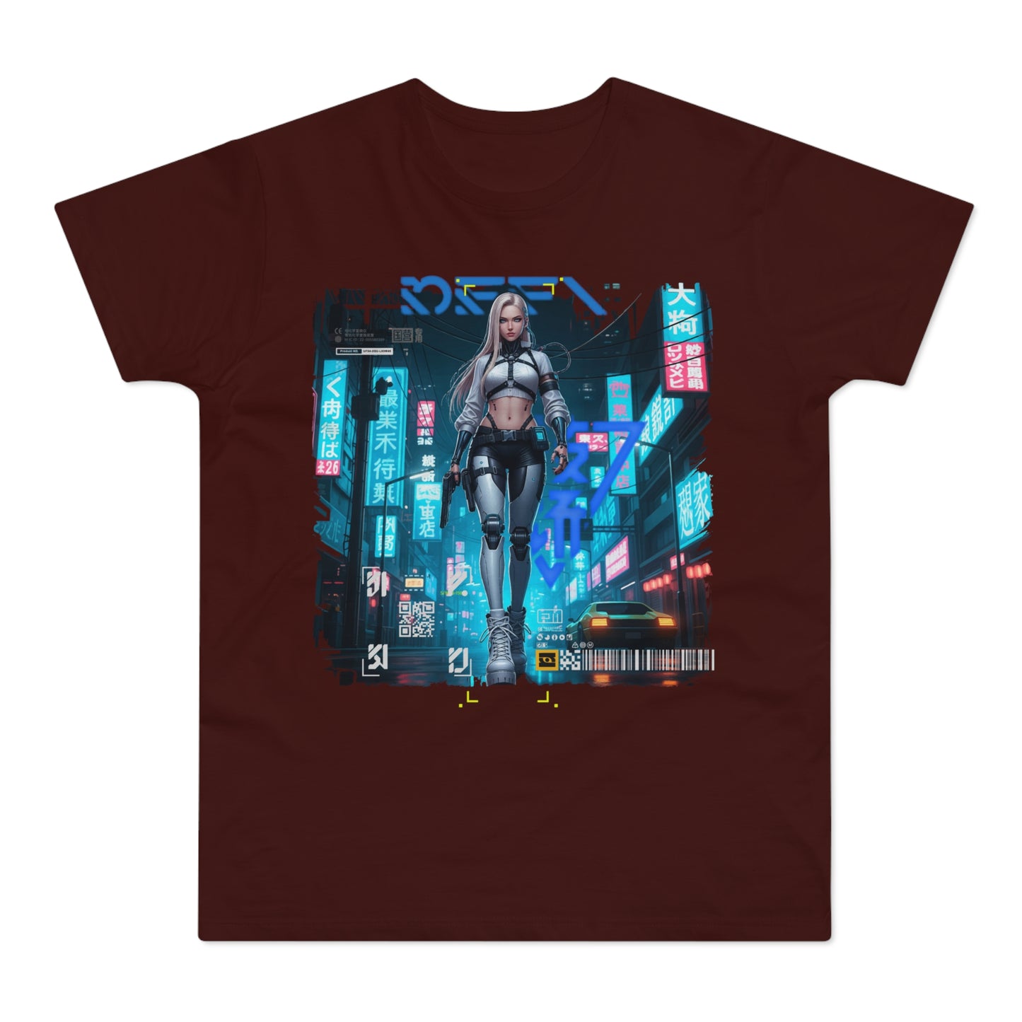 Urban Cyberpunk Unisex T-Shirt, Graphic Tee, Streetwear, Casual Outfit, Festival Wear, Gift for Tech Lovers
