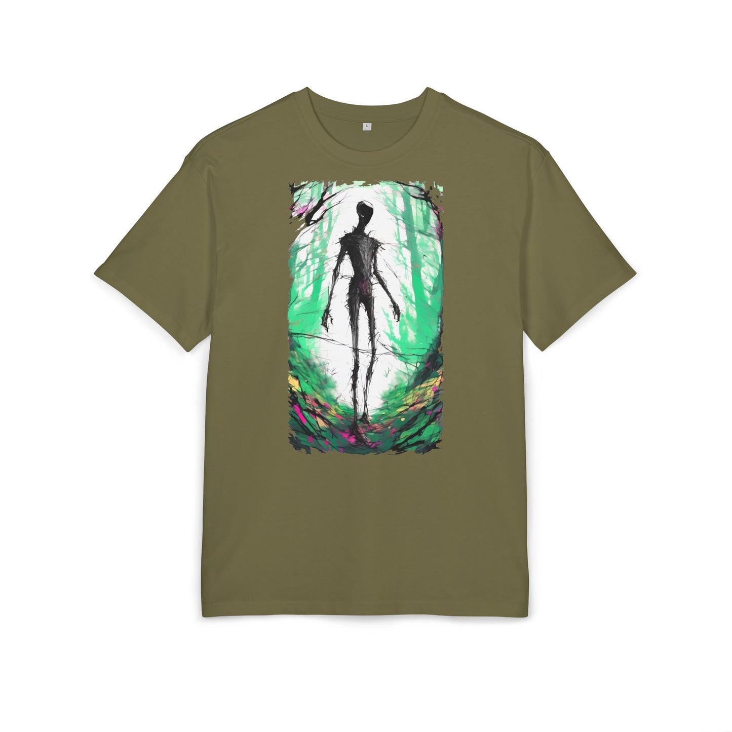 Mystical Forest Oversize Tee, Unisex Heavy Tee, Witchy Fashion, Boho Graphic Shirt, Alternative Style Tee