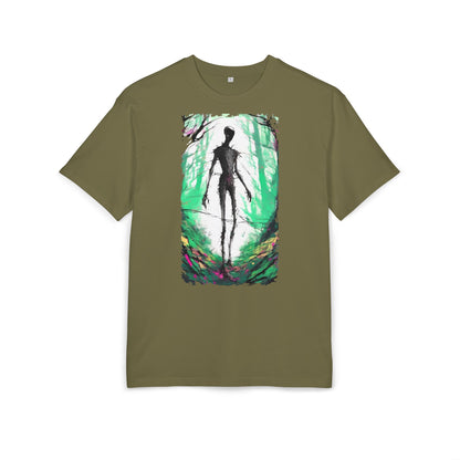 Mystical Forest Oversize Tee, Unisex Heavy Tee, Witchy Fashion, Boho Graphic Shirt, Alternative Style Tee