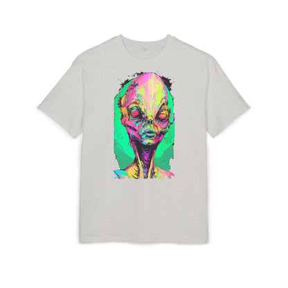 Alien Art Oversize Tee, Graphic Tee, Unisex T-Shirt, Casual Wear, Unique Gift for Sci-Fi Lovers