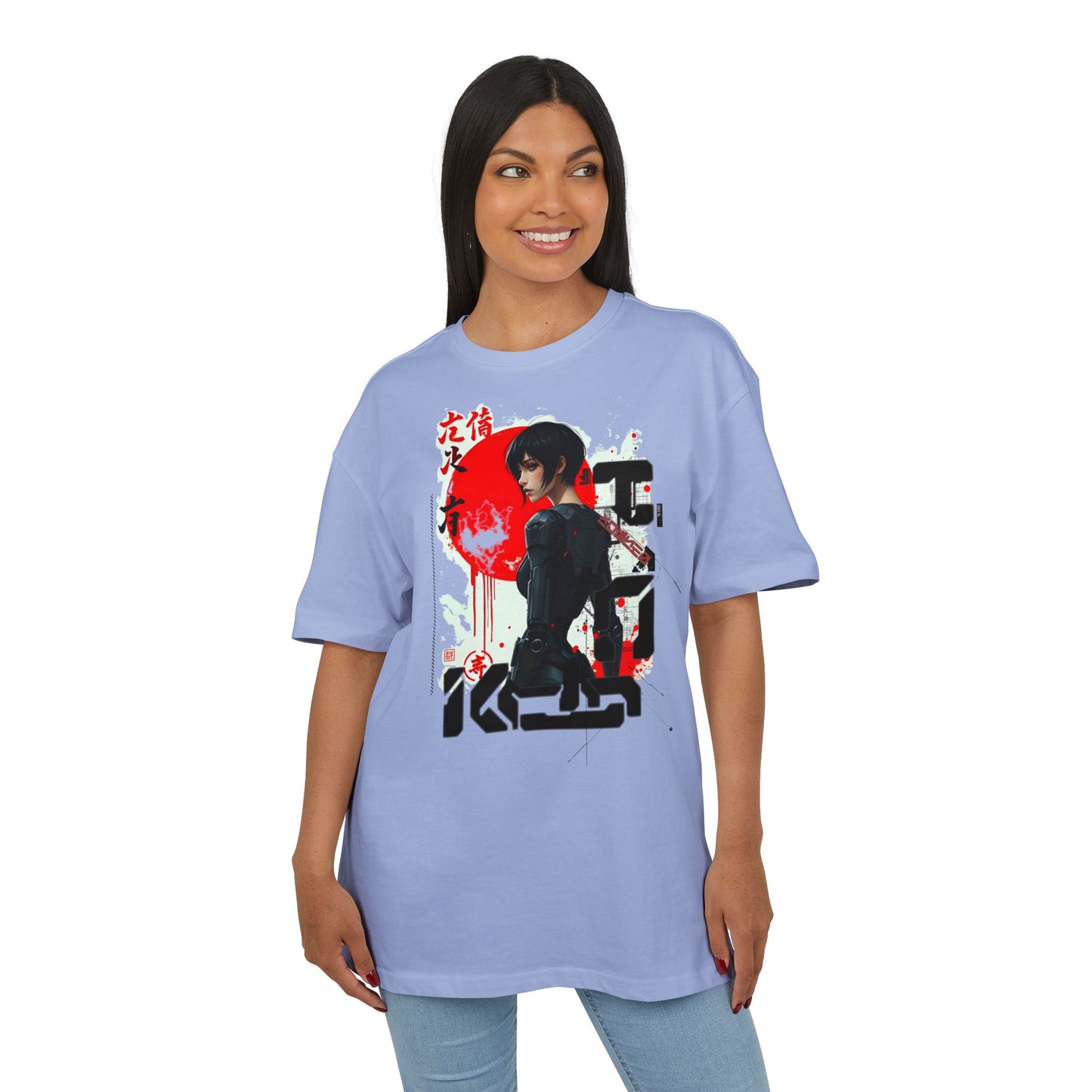 Unisex Oversized Graphic Tee with Anime Design, Casual Streetwear, Perfect for Everyday Wear, Gift for Anime Fans, Cosplay, Summer Style