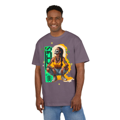 Vibrant Artistic Oversize Tee, Unisex Graphic Tee, Streetwear Fashion, Cool Casual Wear, Unique Art Inspired Shirt