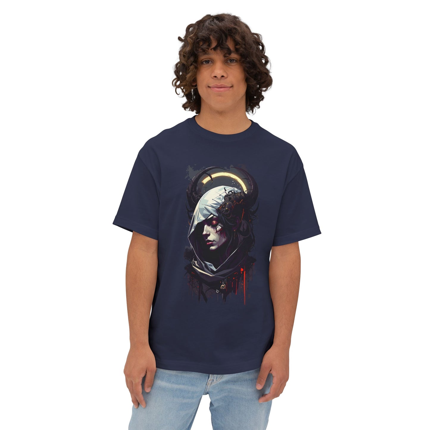 Urban Art Oversized Tee, Graphic Tee, Streetwear Shirt, Unique Art Clothing, Casual Fashion Top, Artistic Unisex T-Shirt