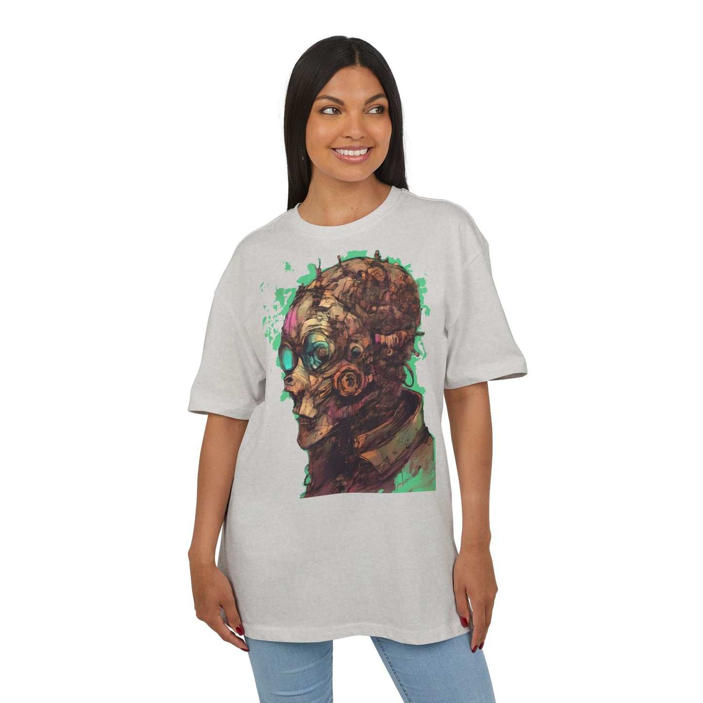 Artistic Oversize Tee - Unique Graphic Shirt for Art Lovers, Unisex Fashion, Streetwear Style, Gift for Creatives, Trendy Apparel