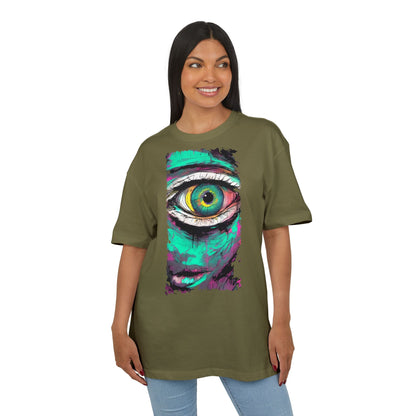 Stylish Eye Graphic Tee, Unisex Oversized T-Shirt, Casual Wear, Street Style, Gift for Art Lovers, Funky Apparel