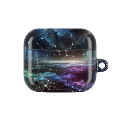 Cosmic Galaxy AirPod Cases, Astronaut Gifts, Space Themed Tech Accessories, Starry Night Earbuds Cover, Unique AirPods Holder
