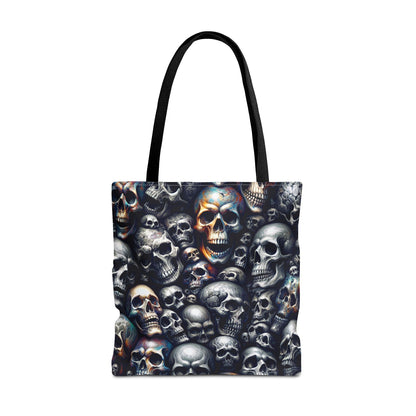 Gothic Skull Tote Bag | Gift for Halloween, Alternative Fashion, Edgy Eco-Friendly Bag, Casual Everyday Use