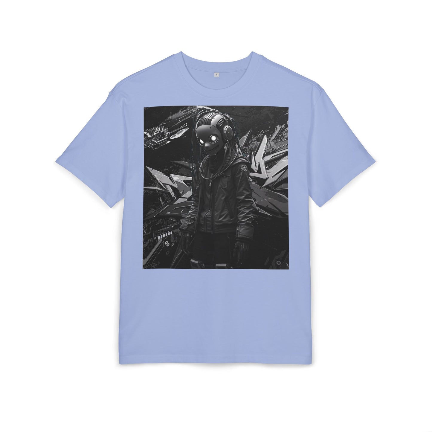Urban Streetwear Oversize Tee - Futuristic Graphic Design