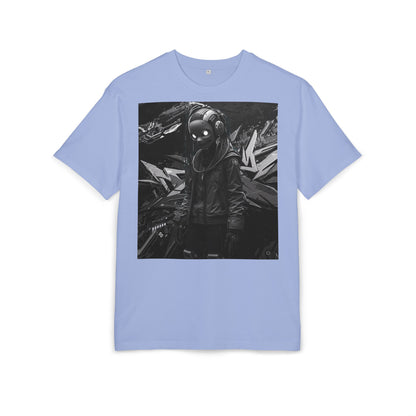 Urban Streetwear Oversize Tee - Futuristic Graphic Design