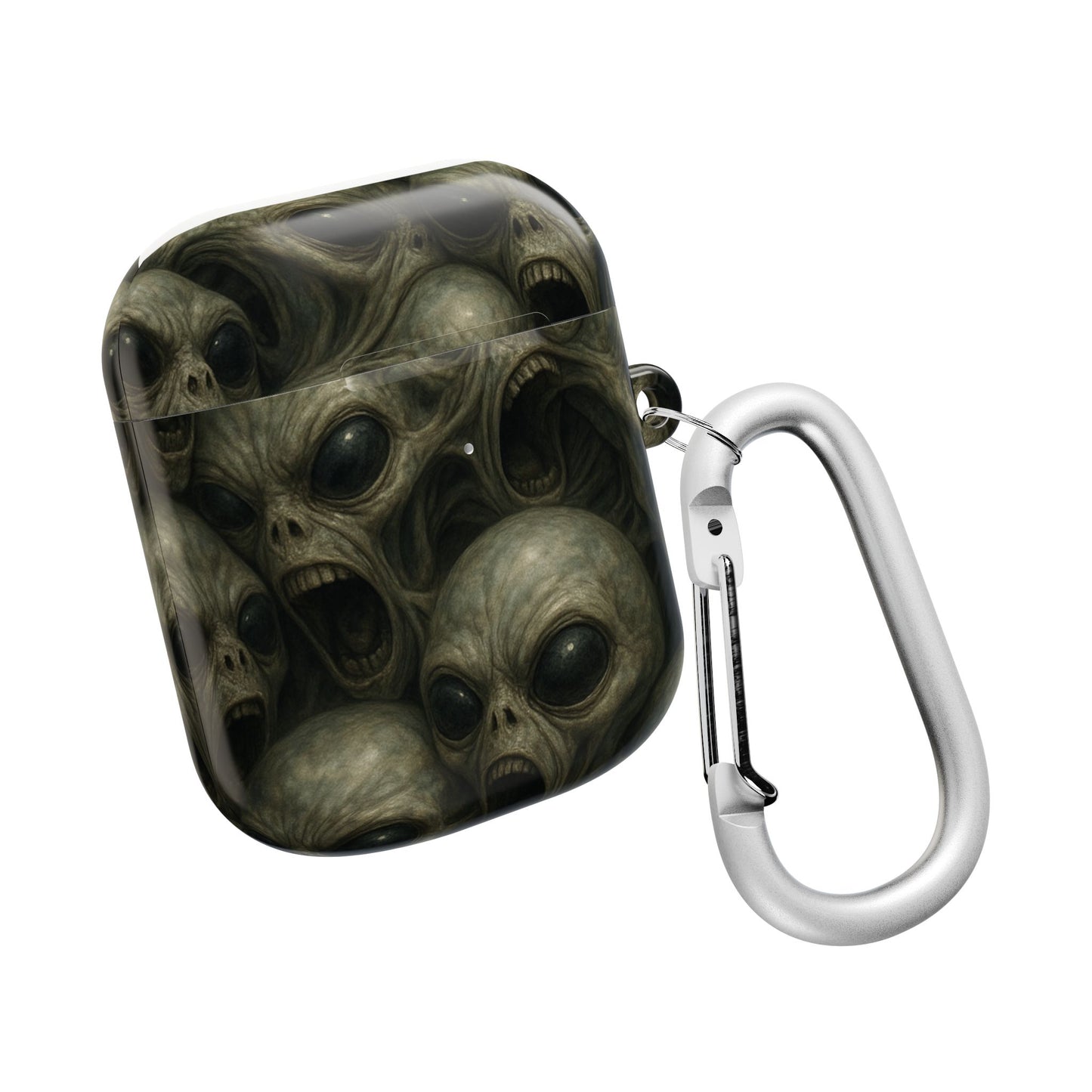 Alien-Themed AirPod Case, Unique Gift for Sci-Fi Lovers, Cool Accessory for Music Enthusiasts, Perfect for Halloween, Collectible
