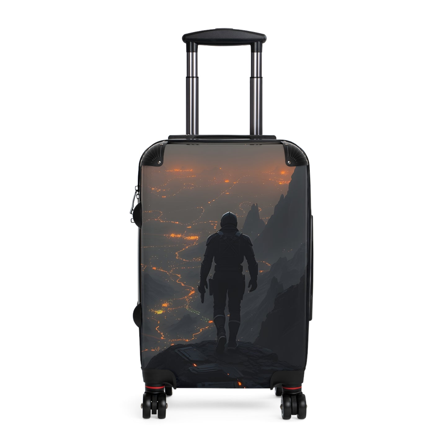 Travel Suitcase - Stylish Dystopian Design for Adventurers