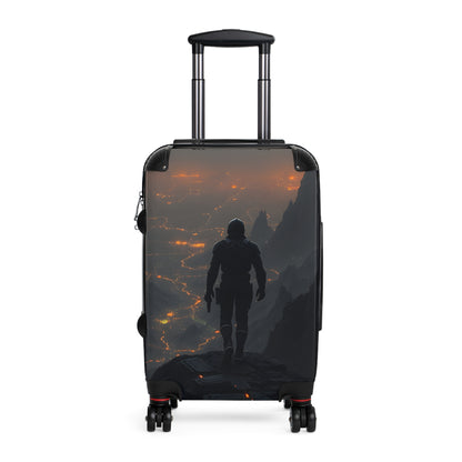 Travel Suitcase - Stylish Dystopian Design for Adventurers