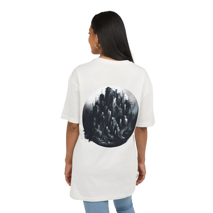 Urban Streetwear Oversize Tee - Futuristic Graphic Design