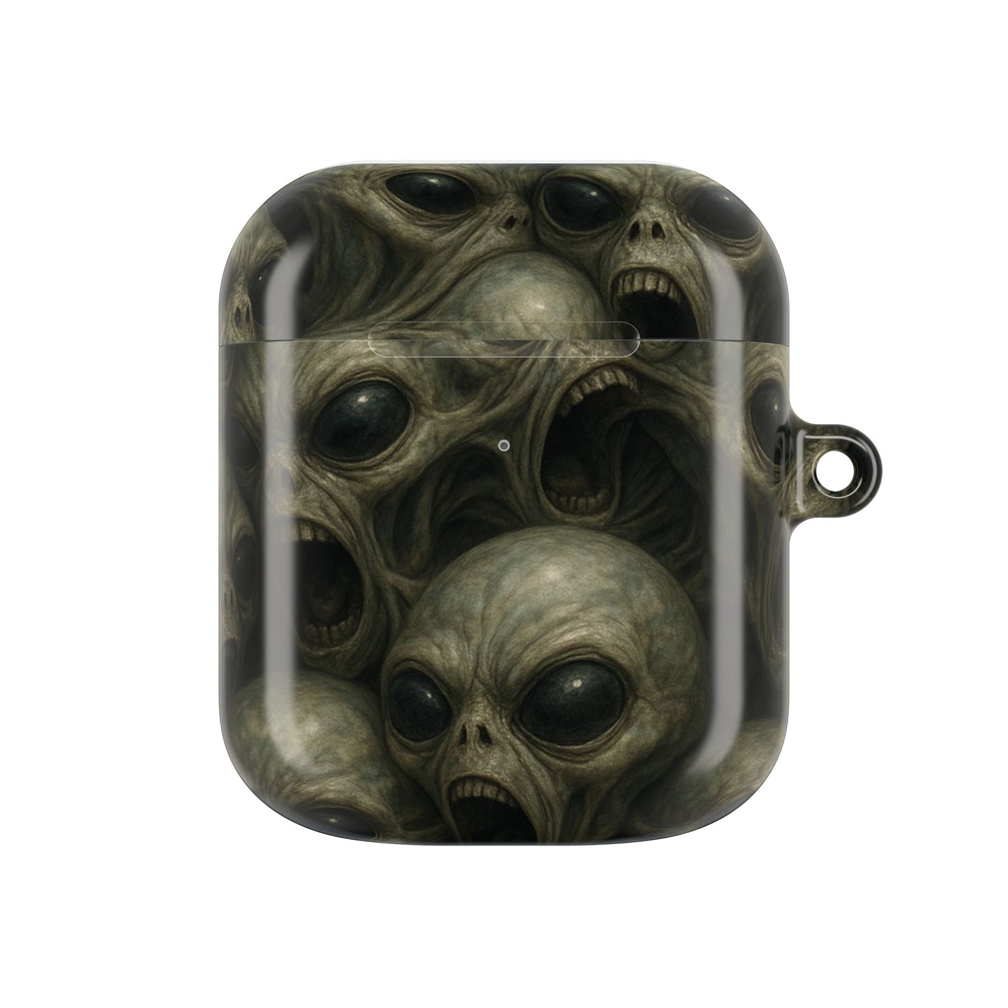 Alien-Themed AirPod Case, Unique Gift for Sci-Fi Lovers, Cool Accessory for Music Enthusiasts, Perfect for Halloween, Collectible