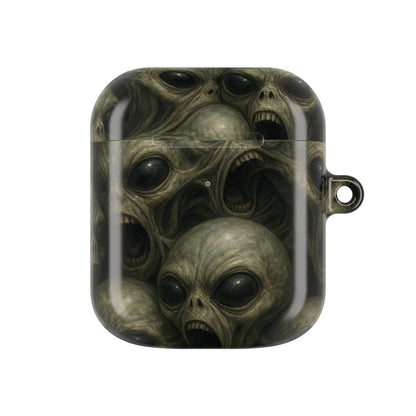 Alien-Themed AirPod Case, Unique Gift for Sci-Fi Lovers, Cool Accessory for Music Enthusiasts, Perfect for Halloween, Collectible