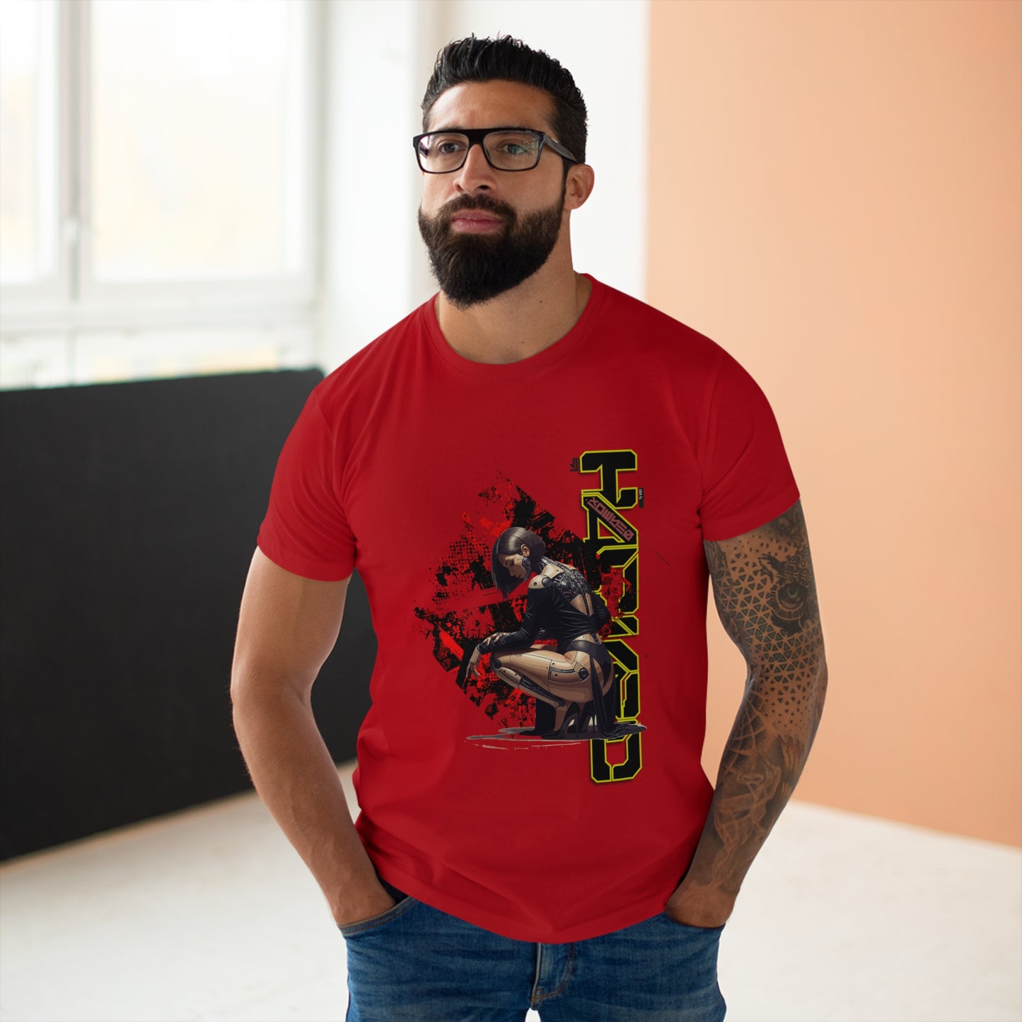 Stylish Unisex T-Shirt with Bold Graphic Design, Cool Casual Wear, Gift for Gamers, Graphic Tee, Everyday Fashion