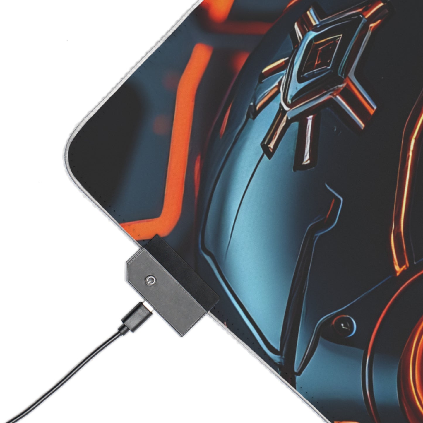 Gaming Mouse Pad with Abstract Cyber Design