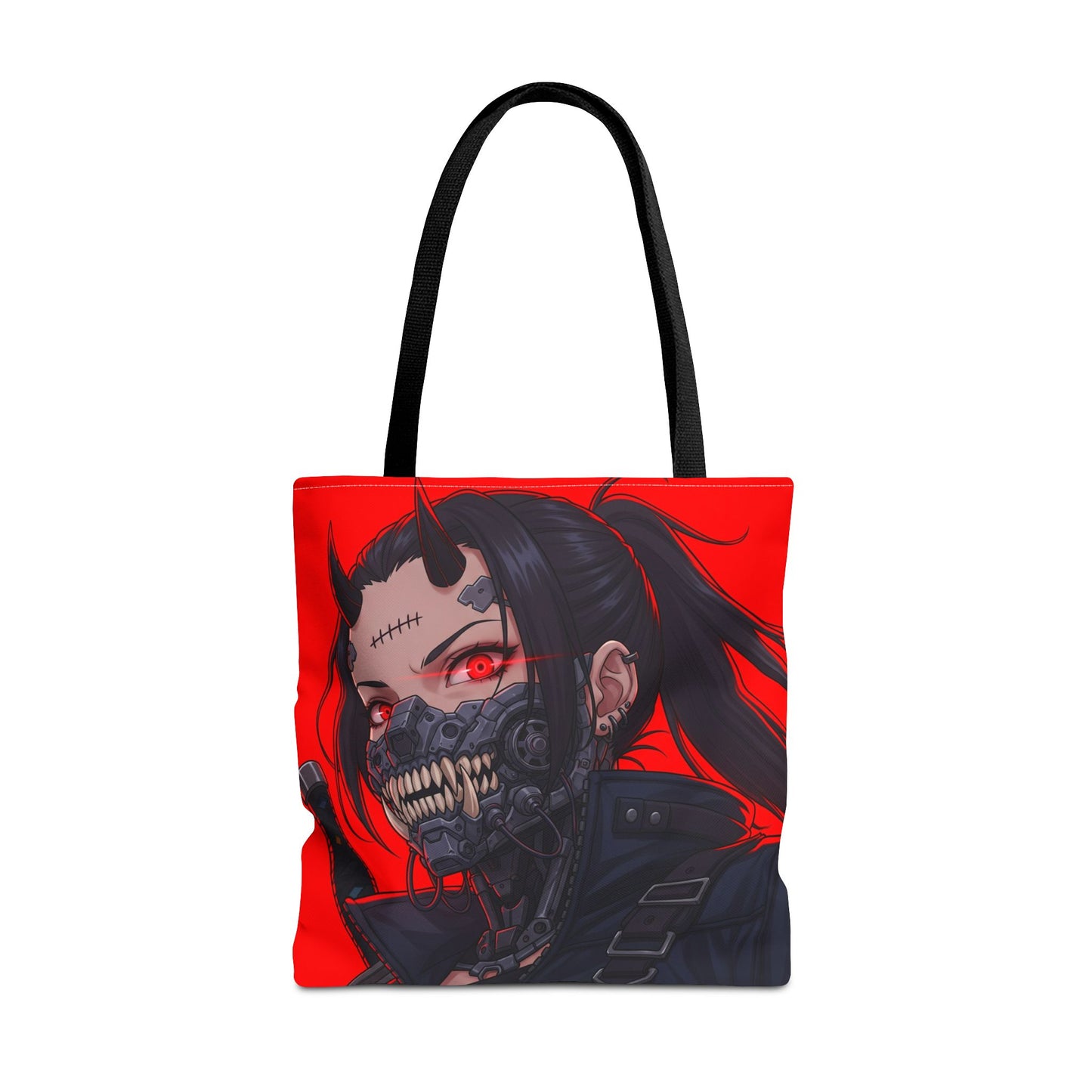 Gothic Anime Tote Bag, Stylish Tote for Anime Lovers, Unique Gift for Cosplay, Travel Bag, Statement Accessory