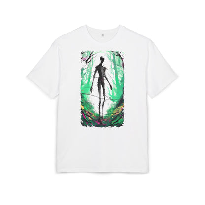 Mystical Forest Oversize Tee, Unisex Heavy Tee, Witchy Fashion, Boho Graphic Shirt, Alternative Style Tee
