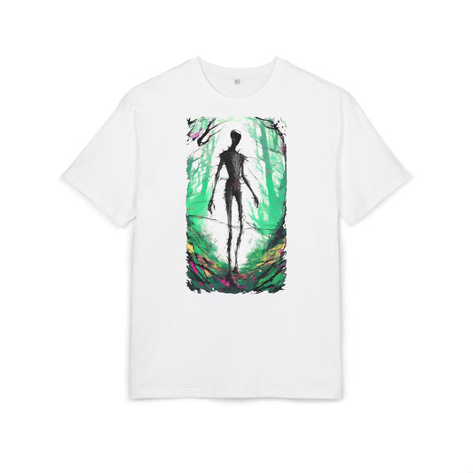 Mystical Forest Oversize Tee, Unisex Heavy Tee, Witchy Fashion, Boho Graphic Shirt, Alternative Style Tee