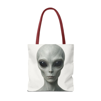 Alien Tote Bag | Intergalactic Style, Eco-Friendly Reusable Bag, Quirky Gift, Space Enthusiast Accessory, Unique Shopping Tote