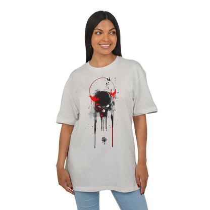 Edgy Oversized Graphic Tee, Cool Streetwear Shirt, Unisex Casual Wear, Unique Festival Apparel, Comfortable Everyday Outfit