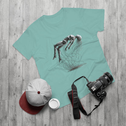 Futuristic Graphic Tee, Cool Unisex T-Shirt for Tech Enthusiasts, Gift for Birthdays, Casual Wear, Unique Art Shirt
