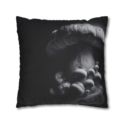 Monochrome Jellyfish Pillowcase - Dark Aesthetic Cushion Cover, Home Decor, Nautical Gift, Coastal Vibes, Unique Bedroom Accent