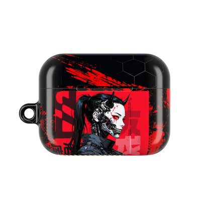 Cyberpunk AirPod Case - Stylish Reactive Design for Tech Lovers, Gifts for Gamers, Modern Charging Case, Unique Earbud Cover