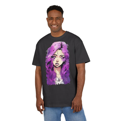 Artistic Oversize Tee - Stylish Women’s Graphic Tee, Casual Streetwear Top, Gift for Her, Unique Art Apparel, Trendy Everyday Wear