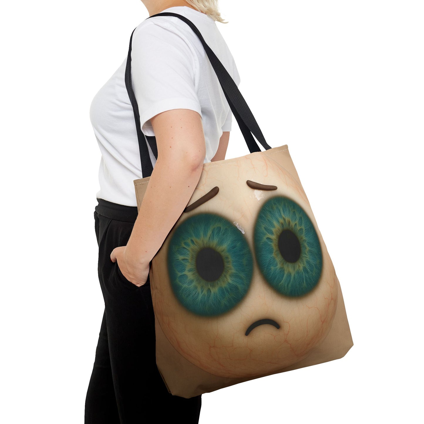 Whimsical Eyes Tote Bag - Quirky Art for Everyday Use, Eco-Friendly Shopping, Gift Idea, Statement Purse, Halloween Accessory