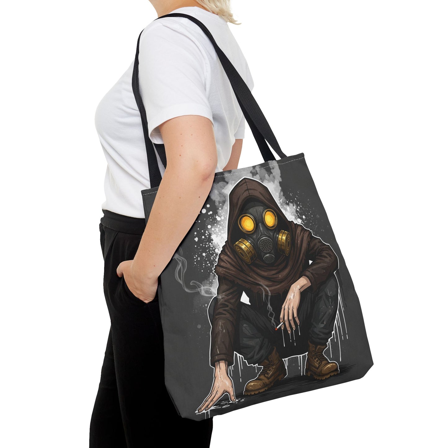 Urban Adventure Tote Bag, Eco-Friendly Canvas Bag, Street Art Style, Unique Gift for Backpackers, Festival Essential, Everyday Use